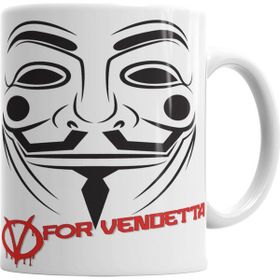 Baskı Dükkanı KB6903 Vendetta Porselen Kupa Bardak