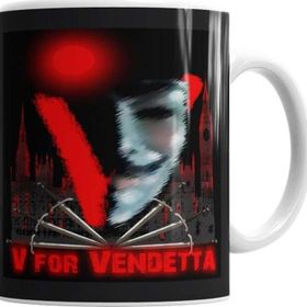 Baskı Dükkanı KB6903 Vendetta Porselen Kupa Bardak