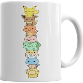 Baskı Dükkanı KB6927 Turminha Pokemon Porselen Kupa Bardak