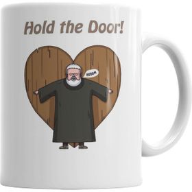 Baskı Dükkanı KB693 Hold My Door Hodor Porselen Kupa Bardak