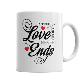 Baskı Dükkanı KB6932 True Love Porselen Kupa Bardak