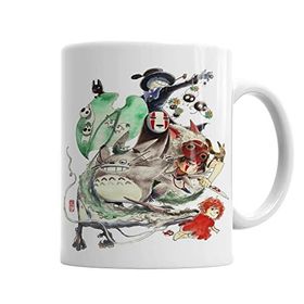 Baskı Dükkanı KB6938 Tributo Totoro Anime Porselen Kupa Bardak