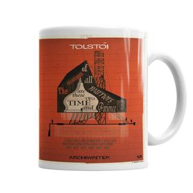 Baskı Dükkanı KB6949 Tolstoi Porselen Kupa Bardak