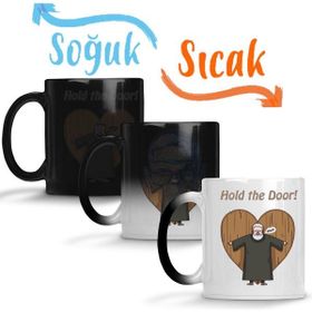 Baskı Dükkanı KB695 Hold My Door Hodor Porselen Kupa Bardak