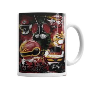 Baskı Dükkanı KB6950 Tokusatsu Porselen Kupa Bardak