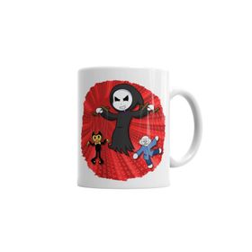 Baskı Dükkanı KB6954 Toddyn Bendy Sans Puppet Red Porselen Kupa Bardak