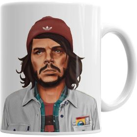Baskı Dükkanı KB696 Hipstory Hipster Che Guevara Ernesto Porselen Kupa Bardak