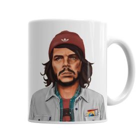 Baskı Dükkanı KB696 Hipstory Hipster Che Guevara Ernesto Porselen Kupa Bardak