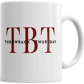 Baskı Dükkanı KB6962 Throwback Thrusday Porselen Kupa Bardak