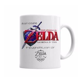 Baskı Dükkanı KB6979 The Legend Of Zelda Ocarina Of Time Porselen Kupa Bardak