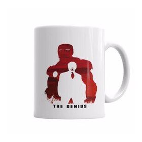 Baskı Dükkanı KB6986 The Genius Iroman Porselen Kupa Bardak