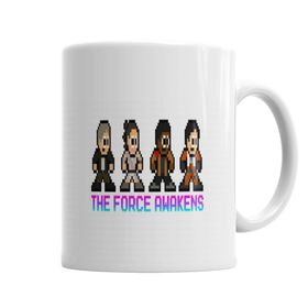 Baskı Dükkanı KB6988 The Force Awakens 8 Bits Porselen Kupa Bardak