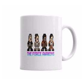 Baskı Dükkanı KB6988 The Force Awakens 8 Bits Porselen Kupa Bardak