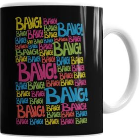 Baskı Dükkanı KB7001 Bang Bang Bang Porselen Kupa Bardak