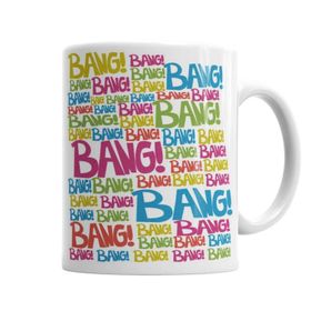 Baskı Dükkanı KB7001 Bang Bang Bang Porselen Kupa Bardak