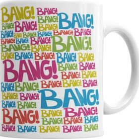 Baskı Dükkanı KB7001 Bang Bang Bang Porselen Kupa Bardak