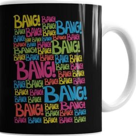 Baskı Dükkanı KB7001 Bang Bang Bang Porselen Kupa Bardak