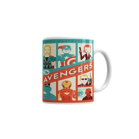 Baskı Dükkanı KB7008 Avengers Porselen Kupa Bardak