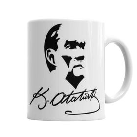 Baskı Dükkanı KB7016 Atatürk Egemenlik Kayıtsız Şartsız Milletindir Kupa Bardak