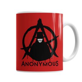 Baskı Dükkanı KB7029 Anonymous Vfor Vendetta Porselen Kupa Bardak