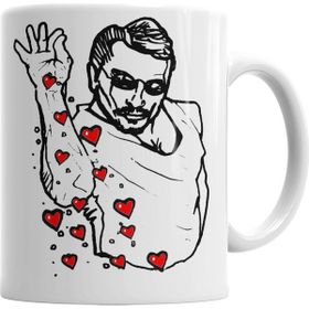 Baskı Dükkanı KB703 Love Sharing Nusret Porselen Kupa Bardak