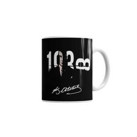 Baskı Dükkanı KB7038 1881-193... Atatürk Porselen Kupa Bardak
