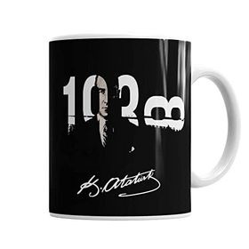 Baskı Dükkanı KB7038 1881-193... Atatürk Porselen Kupa Bardak