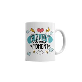 Baskı Dükkanı KB7045 Znn Enjoy Every Moment Porselen Kupa Bardak