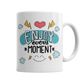 Baskı Dükkanı KB7045 Znn Enjoy Every Moment Porselen Kupa Bardak