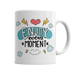Baskı Dükkanı KB7045 Znn Enjoy Every Moment Porselen Kupa Bardak
