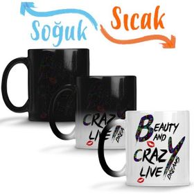 Baskı Dükkanı KB7048 Znn B Crazy Porselen Kupa Bardak