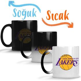 Baskı Dükkanı KB706 Los Angeles Lakers Kobe Porselen Kupa Bardak