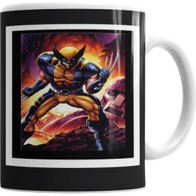 Baskı Dükkanı KB7069 Savage Wolverine Porselen Kupa Bardak