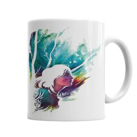 Baskı Dükkanı KB7071 Wild Nature Porselen Kupa Bardak