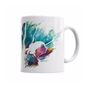 Baskı Dükkanı KB7071 Wild Nature Porselen Kupa Bardak