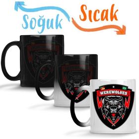 Baskı Dükkanı KB7077 Werewolves Porselen Kupa Bardak