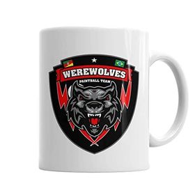 Baskı Dükkanı KB7077 Werewolves Porselen Kupa Bardak
