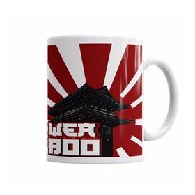 Baskı Dükkanı KB7078 Weaboo Porselen Kupa Bardak