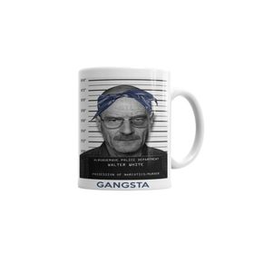 Baskı Dükkanı KB7082 Walter White Gangsta Branco Porselen Kupa Bardak