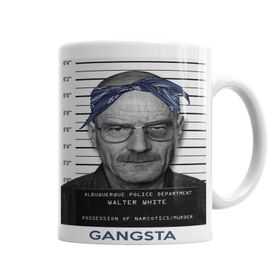 Baskı Dükkanı KB7082 Walter White Gangsta Branco Porselen Kupa Bardak