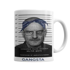 Baskı Dükkanı KB7082 Walter White Gangsta Branco Porselen Kupa Bardak