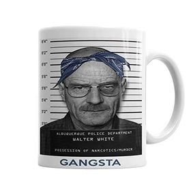 Baskı Dükkanı KB7082 Walter White Gangsta Branco Porselen Kupa Bardak