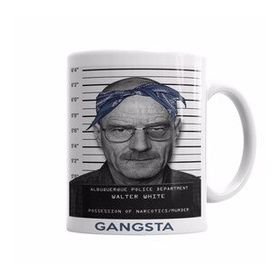 Baskı Dükkanı KB7082 Walter White Gangsta Branco Porselen Kupa Bardak