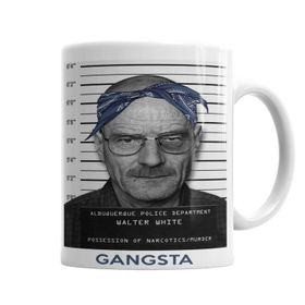 Baskı Dükkanı KB7082 Walter White Gangsta Branco Porselen Kupa Bardak