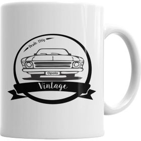 Baskı Dükkanı KB7090 Vintage Opala Porselen Kupa Bardak