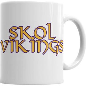 Baskı Dükkanı KB7093 Vikings Skol Porselen Kupa Bardak