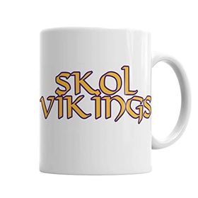 Baskı Dükkanı KB7093 Vikings Skol Porselen Kupa Bardak