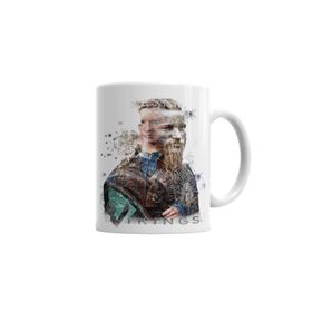 Baskı Dükkanı KB7094 Vikings Porselen Kupa Bardak