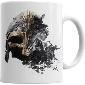 Baskı Dükkanı KB7094 Vikings Porselen Kupa Bardak
