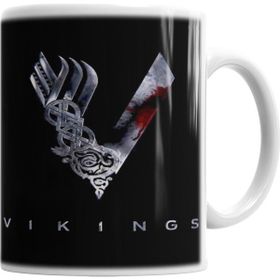 Baskı Dükkanı KB7094 Vikings Porselen Kupa Bardak